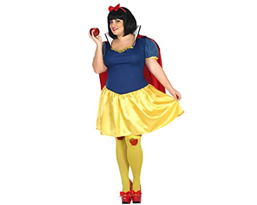 Atosa disfraz princesa de cuento mujer adulto amarillo XL