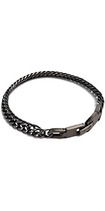 Amazon | [silver KYASYA]純チタン製 軽い ダブル喜平チェーン