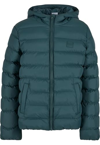 Urban Classics Herren Boys Basic Bubble Jacket Bottlegreen, 158/164 Urban Classics Herren Boys Basic Bubble Jacket Bottlegreen, 158/164