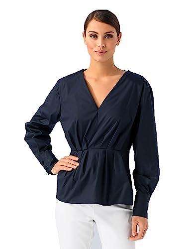 Alba Moda Schlupfbluse Erwachsene-Weiblich Gerade Marineblau 42