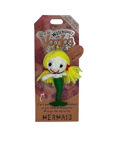 Muñeca Mermaid Watchover Voodoo 3 pulgadas hecha a mano miniatura 1