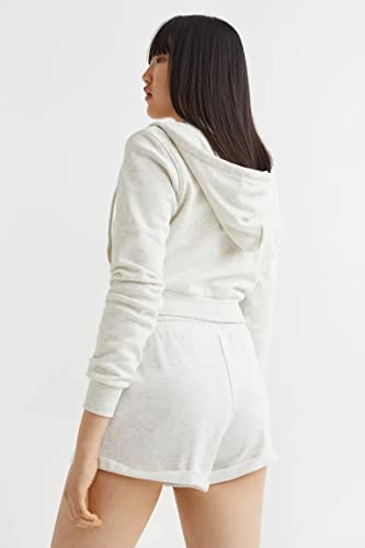 Image of Cropped Zipper Hoodie for Women