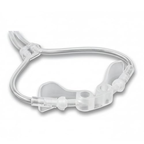 Image of NasalOxy - Advanced Low-Flow Nasal Cannula | Comfort & Efficiency in Oxygen Delivery | COPD, Asthma, Sleep Apnea | Dual Breathing Support | 6 Pieces - Value Pack for 6-Month Supply