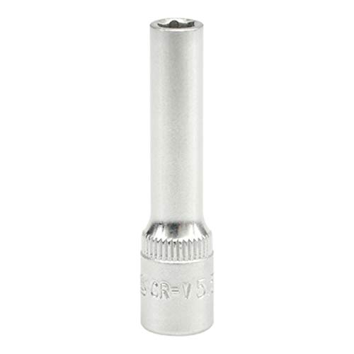 Image of Yato YT-1416 Hexagonal Deep Socket 5.5mm x 50mm for 1 /4 Inch Wrench Set | CrV Chromium Mirror Plated Steel | Tool Box | Home & Mechanical Tools | Industrial