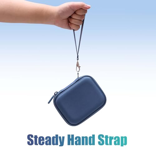 LTGEM Case Compatible with JBL Go 4 and JBL Go 3 and JBL Go 3 Eco Ultra-Portable Waterproof Speaker, Blue