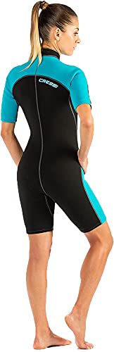Cressi Lido Short, Black/Aquamarine,Large(L/4) #TOP1