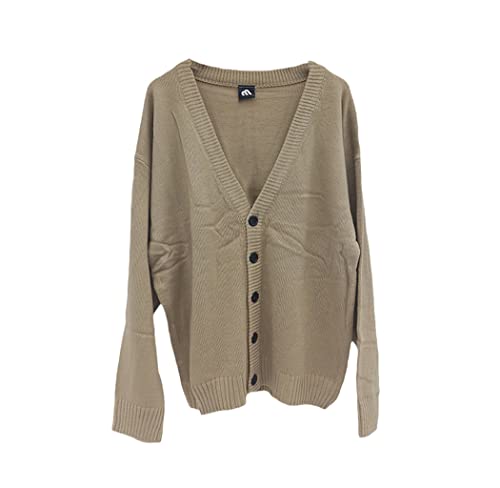 Cardigan coréen homme kaki pour styliser un look trop simple en taille M
