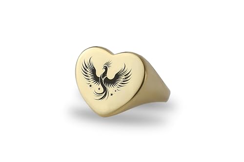 Chevalière Phoenix en Or 14k forgée main : l'élégance intemporelle d'un bijou de luxe