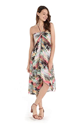 Image of Hawaii Hangover Family Matching Hawaiian Clothes, Neon Sunset Pink | Family Matching Hawaiian Clothes, Neon Sunset Pink, lightweight rayon, machine washable, tropical floral print, luaus