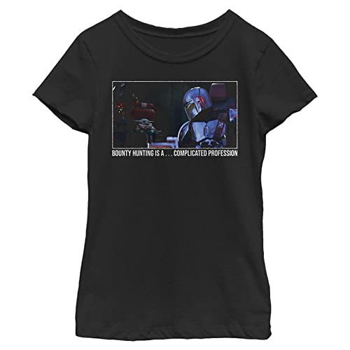 T-shirt Star Wars Mandalorian fille ado noir taille M manga