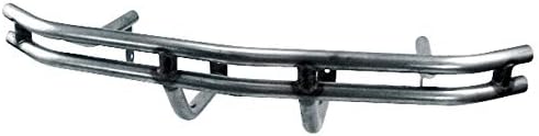 Front Bumper, Double Tube, Raw Steel, Compatible with Dune Buggy