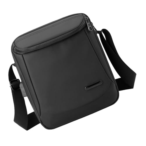 VALICLUD Plain Nylon Crossbody Briefcase for Men Stylish Shoulder Bag for Business Use