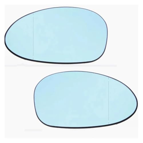 Verre chauffant de rétroviseur pour BMW Série 1 E87 E81 miroir dégivrant bleu anti-reflet paire