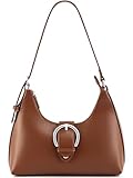 NIUEIMEE ZHOU Shoulder Bag for Women Retro Vegan Leather Tote HandBag Crossbody Bags Underarm Purses