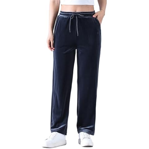 Zoulee Women's High Waist Velour Sweatpants Cover