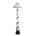 Tingting1992 lampadaire Rétro Phare Lampadaire Salon Chambre Lampe De Chevet Économie D'énergie Enfants Vertical Table Lampe Canapé Lampe Lampe (Color : Red)