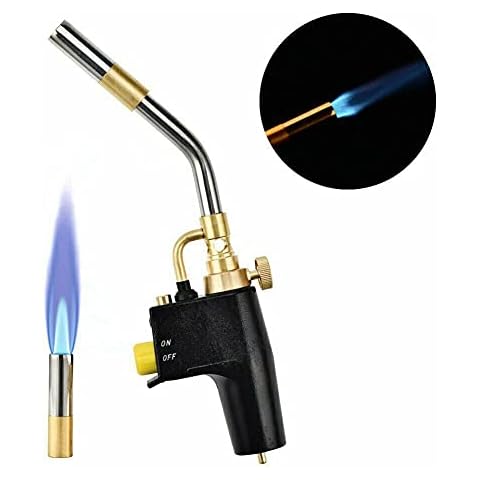 Weytoll Welding Plumbing Torches Portable High Heat Gas Soldering Plumbing Blow Torch Soldering Instant Professional Brazing Torch Cover