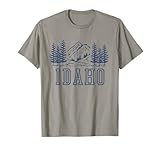 Idaho Vintage Mountain Graphic T-Shirt