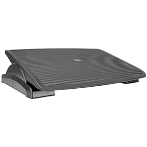 Mount-It! Ergonomic Footrest for Office or Home | Under Desk Tilting Footrest | Adjustable Desk Foot Rest with Massaging Surface and 3 Tilt Positions