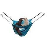 Marshall Deluxe Leisure Lounge for Ferrets – Soft Synthetic Lamb’s Wool Hammock – Spacious and Comfortable Resting Spot – Adjustable Straps – Machine Washable