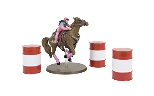 Big Country Toys Fallon Taylor & Babyflo - 1:20 Scale - Barrel Racer Figurine - Rodeo Toys - Collectible Rodeo Figurine