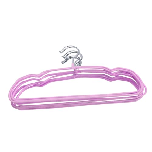 LALADEFIEE Children's Clothing Hanger Plastic Hangers Closet Organizer for Kids Drying Rack