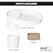 My Travel Tray Oval, USA Made. Extend Your Current Cup Holder to Hold Your Cup Plus A Tray for Snacks, Toys and Accessories. Use in a Car Seat, Booster, Stroller, Golf Cart, Outdoor Chair. (Glow)