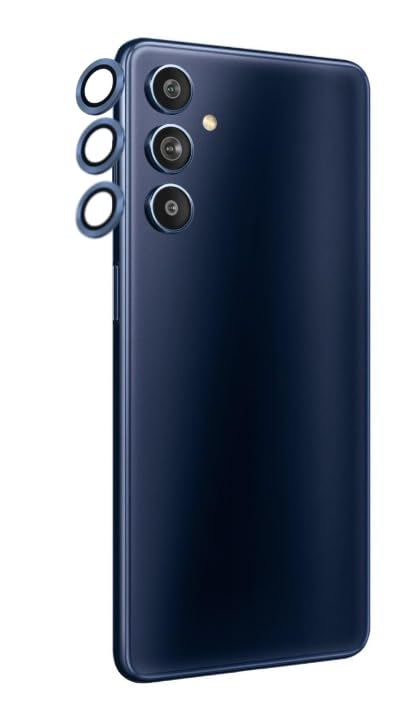 A3sprime Camera Lens Protector for Samsung Galaxy F54 5G |Edge To Edge Full Coverage 9H Surface Hardness Tempered Glass with Metal Ring Guard Camera Protector| - Set of 1 Pairs (Blue) (B0D8QRVJFC) Amazon Price History, Amazon Price Tracker