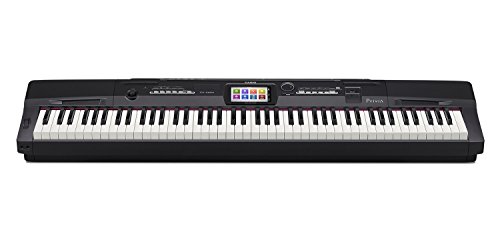 Best Promo Casio PX-360BK 88-Key Digital Piano with Power Supply Black large 1