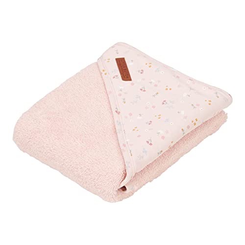 Little Dutch TE50621550 Kapuzenhandtuch Frottee Little pink Flowers (75x75 cm)