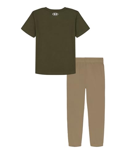 Image of Under Armour Boys' 2-Piece Short Sleeve T-Shirt and Pants Set, Outdoor Collection