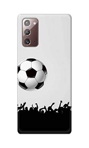 Image of Printed Hard Back Cover Case for Samsung Galaxy Note 20 4G | Note 20 5G Back Cover (Football Icon) -1302