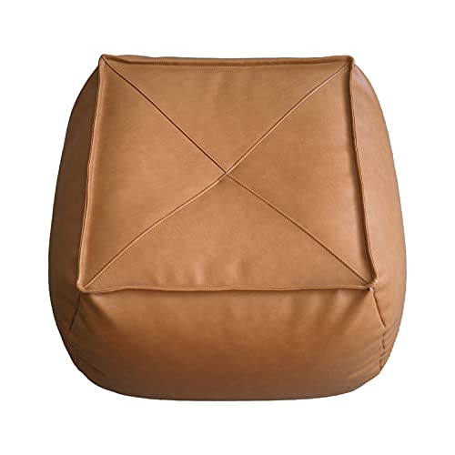 Taburete bajo simple para sofá otomano, con relleno de esponja altamente elástica para sala de estar y dormitorio, #1 (#1)