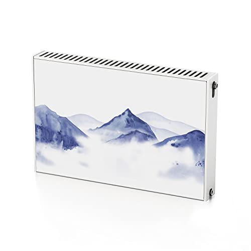 Chauffage inesthétique ? Solution panneau magnétique radiateur paysage montagne
