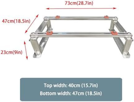 Heavy Duty Stainless Steel Bracket for Mini Split AC & Heat Pump Ground Mounting Secure Support Weather Resistant Durable Easy Installation