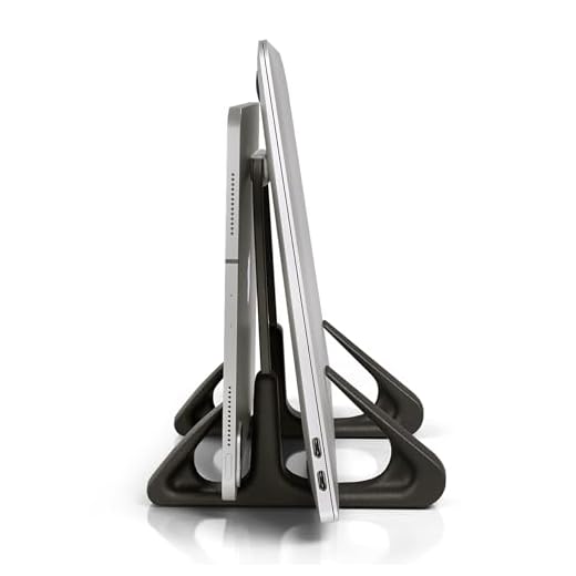 LiteStand Vertical - Suporte de mesa vertical para notebook e tablet - Octoo, Black