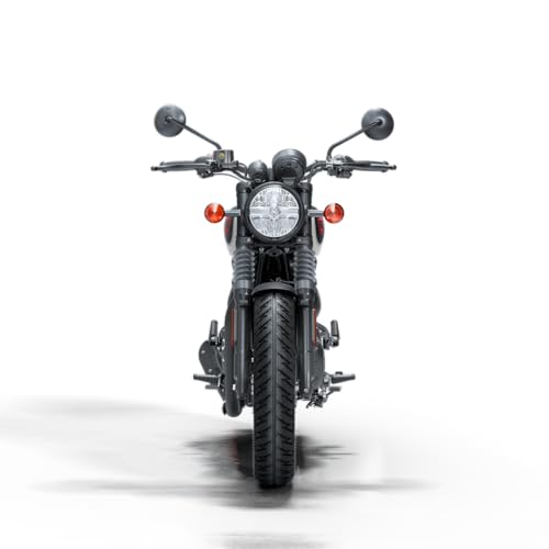 Image of Royal Enfield Hunter 350 with Disc & Alloy Wheels Motorcycle (Tokyo Black) Booking for Ex-Showroom Price