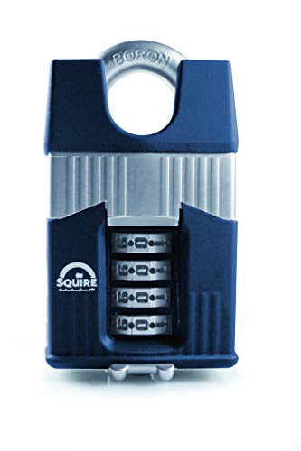 Henry Squire & Sons hsqvp450ls 50 mm Vulcan  Candado Largo Grillete de Boro, Color Azul, Azul, HSQWC45CS