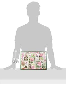 Cobble Hill 80042 Pink Flowers Puzzles, Jigsaw Puzzles