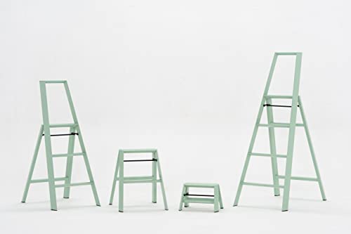 HASEGAWA Leitern Lucano Trittleiter, 2-stufig, mintgrün