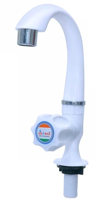 Aerowell Kitchen & Bathroom Plastic Basin Ka Nal Kitchen Sink Bathroom Wash Basin, White, Pack of 1, AERO35