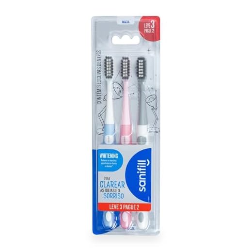 Escova de Dente Sanifill Whitening Leve 3 Pague – Cerdas Maciais – Cores Sortidas, Sanifill