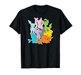 Pokémon - Eevolutions Solid Color T-Shirt