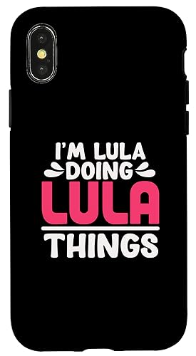 Image of Personalized First Name I'm Lula Doing Lula Things Case for iPhone X /XS
