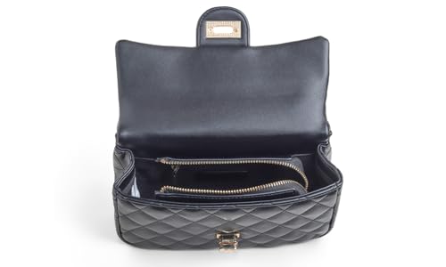 Image of FEVERSOLE Crossbody Bag Vegan Leather Women Retro Small Saddle Satchel Shoulder Bag Tote With Long Adjustable Strap