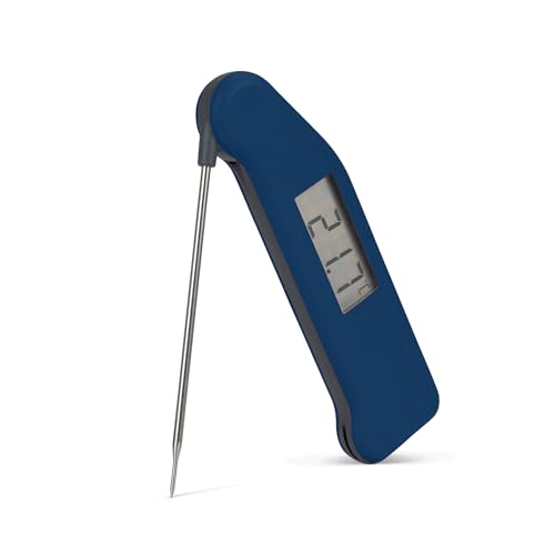 Thermapen Classic Meat Thermometer Fast 3s Readings Water-Resistant Food Probe for Meat Sugar BBQ Baking & Oil. Accurate Digital Folding Food Thermometer Probe. Made in the UK. (Nautical Blue)
