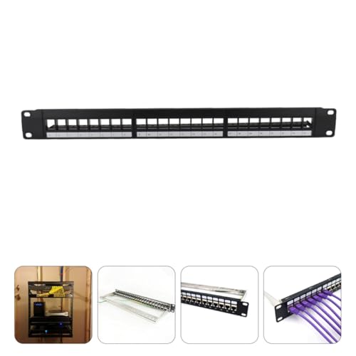 Panel de conexiones Cat 6 resistente de 19 pulgadas con diseño especial para rack de red 6