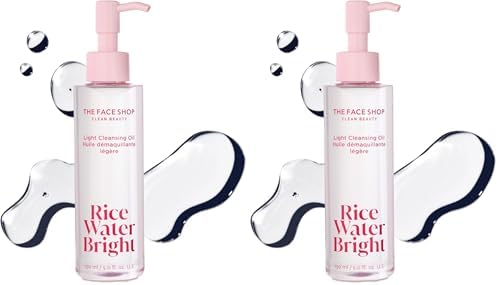 the face shop rice water bright light cleansing oil review