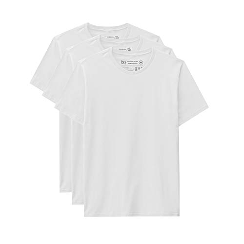 Kit 3 Camiseta Básica basicamente. Masculino Branco G