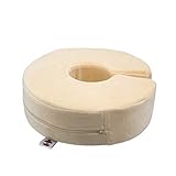 Memory Foam Face Cradle With Fleece Sherpa Cover